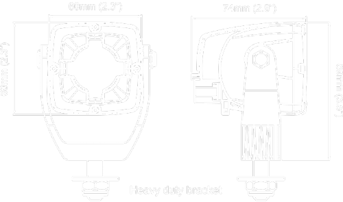 LED pracovné svetlo N10, 6W, 12V-48V