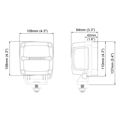 Světlo Scorpius PRO 4500, 12-24V, 40W, 4200lm